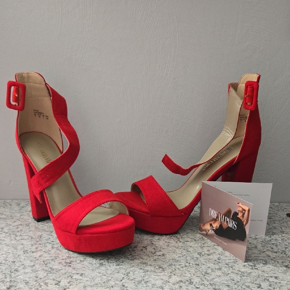 Elegant Red High Heels